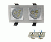 LED светильник 2*3W (холодный)