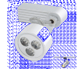 LED светильник 3W (серебристый)